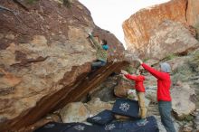 Bouldering in Hueco Tanks on 12/13/2019 with Blue Lizard Climbing and Yoga

Filename: SRM_20191213_1021550.jpg
Aperture: f/4.5
Shutter Speed: 1/250
Body: Canon EOS-1D Mark II
Lens: Canon EF 16-35mm f/2.8 L