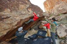 Bouldering in Hueco Tanks on 12/13/2019 with Blue Lizard Climbing and Yoga

Filename: SRM_20191213_1030070.jpg
Aperture: f/4.5
Shutter Speed: 1/250
Body: Canon EOS-1D Mark II
Lens: Canon EF 16-35mm f/2.8 L