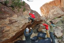 Bouldering in Hueco Tanks on 12/13/2019 with Blue Lizard Climbing and Yoga

Filename: SRM_20191213_1030150.jpg
Aperture: f/4.5
Shutter Speed: 1/250
Body: Canon EOS-1D Mark II
Lens: Canon EF 16-35mm f/2.8 L