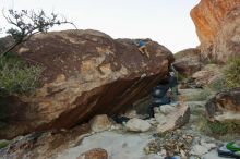 Bouldering in Hueco Tanks on 12/13/2019 with Blue Lizard Climbing and Yoga

Filename: SRM_20191213_1044430.jpg
Aperture: f/5.6
Shutter Speed: 1/250
Body: Canon EOS-1D Mark II
Lens: Canon EF 16-35mm f/2.8 L