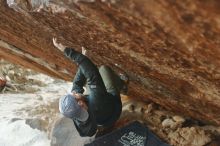 Bouldering in Hueco Tanks on 12/13/2019 with Blue Lizard Climbing and Yoga

Filename: SRM_20191213_1100150.jpg
Aperture: f/2.8
Shutter Speed: 1/250
Body: Canon EOS-1D Mark II
Lens: Canon EF 50mm f/1.8 II