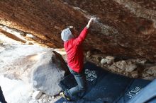 Bouldering in Hueco Tanks on 12/13/2019 with Blue Lizard Climbing and Yoga

Filename: SRM_20191213_1118320.jpg
Aperture: f/2.8
Shutter Speed: 1/250
Body: Canon EOS-1D Mark II
Lens: Canon EF 50mm f/1.8 II