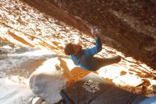 Bouldering in Hueco Tanks on 12/13/2019 with Blue Lizard Climbing and Yoga

Filename: SRM_20191213_1122360.jpg
Aperture: f/3.5
Shutter Speed: 1/250
Body: Canon EOS-1D Mark II
Lens: Canon EF 50mm f/1.8 II