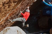 Bouldering in Hueco Tanks on 12/13/2019 with Blue Lizard Climbing and Yoga

Filename: SRM_20191213_1128262.jpg
Aperture: f/4.0
Shutter Speed: 1/250
Body: Canon EOS-1D Mark II
Lens: Canon EF 50mm f/1.8 II