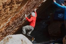 Bouldering in Hueco Tanks on 12/13/2019 with Blue Lizard Climbing and Yoga

Filename: SRM_20191213_1128280.jpg
Aperture: f/4.0
Shutter Speed: 1/250
Body: Canon EOS-1D Mark II
Lens: Canon EF 50mm f/1.8 II