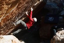 Bouldering in Hueco Tanks on 12/13/2019 with Blue Lizard Climbing and Yoga

Filename: SRM_20191213_1131440.jpg
Aperture: f/4.0
Shutter Speed: 1/250
Body: Canon EOS-1D Mark II
Lens: Canon EF 50mm f/1.8 II