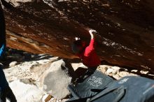 Bouldering in Hueco Tanks on 12/13/2019 with Blue Lizard Climbing and Yoga

Filename: SRM_20191213_1147220.jpg
Aperture: f/4.0
Shutter Speed: 1/500
Body: Canon EOS-1D Mark II
Lens: Canon EF 50mm f/1.8 II
