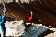 Bouldering in Hueco Tanks on 12/13/2019 with Blue Lizard Climbing and Yoga

Filename: SRM_20191213_1152050.jpg
Aperture: f/4.0
Shutter Speed: 1/500
Body: Canon EOS-1D Mark II
Lens: Canon EF 50mm f/1.8 II