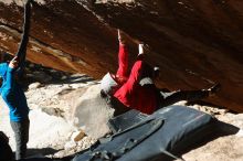 Bouldering in Hueco Tanks on 12/13/2019 with Blue Lizard Climbing and Yoga

Filename: SRM_20191213_1152120.jpg
Aperture: f/4.0
Shutter Speed: 1/500
Body: Canon EOS-1D Mark II
Lens: Canon EF 50mm f/1.8 II