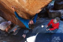 Bouldering in Hueco Tanks on 12/13/2019 with Blue Lizard Climbing and Yoga

Filename: SRM_20191213_1210410.jpg
Aperture: f/4.0
Shutter Speed: 1/250
Body: Canon EOS-1D Mark II
Lens: Canon EF 16-35mm f/2.8 L