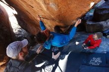 Bouldering in Hueco Tanks on 12/13/2019 with Blue Lizard Climbing and Yoga

Filename: SRM_20191213_1210440.jpg
Aperture: f/4.0
Shutter Speed: 1/250
Body: Canon EOS-1D Mark II
Lens: Canon EF 16-35mm f/2.8 L