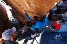 Bouldering in Hueco Tanks on 12/13/2019 with Blue Lizard Climbing and Yoga

Filename: SRM_20191213_1210450.jpg
Aperture: f/4.0
Shutter Speed: 1/250
Body: Canon EOS-1D Mark II
Lens: Canon EF 16-35mm f/2.8 L