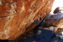 Bouldering in Hueco Tanks on 12/13/2019 with Blue Lizard Climbing and Yoga

Filename: SRM_20191213_1314190.jpg
Aperture: f/4.0
Shutter Speed: 1/250
Body: Canon EOS-1D Mark II
Lens: Canon EF 16-35mm f/2.8 L