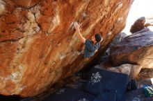 Bouldering in Hueco Tanks on 12/13/2019 with Blue Lizard Climbing and Yoga

Filename: SRM_20191213_1314191.jpg
Aperture: f/4.0
Shutter Speed: 1/250
Body: Canon EOS-1D Mark II
Lens: Canon EF 16-35mm f/2.8 L