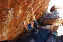 Bouldering in Hueco Tanks on 12/13/2019 with Blue Lizard Climbing and Yoga

Filename: SRM_20191213_1314270.jpg
Aperture: f/4.0
Shutter Speed: 1/250
Body: Canon EOS-1D Mark II
Lens: Canon EF 16-35mm f/2.8 L