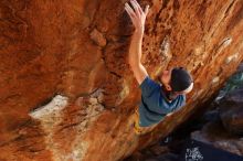 Bouldering in Hueco Tanks on 12/13/2019 with Blue Lizard Climbing and Yoga

Filename: SRM_20191213_1314290.jpg
Aperture: f/4.0
Shutter Speed: 1/250
Body: Canon EOS-1D Mark II
Lens: Canon EF 16-35mm f/2.8 L