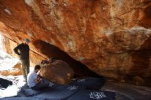 Bouldering in Hueco Tanks on 12/13/2019 with Blue Lizard Climbing and Yoga

Filename: SRM_20191213_1336570.jpg
Aperture: f/4.0
Shutter Speed: 1/250
Body: Canon EOS-1D Mark II
Lens: Canon EF 16-35mm f/2.8 L