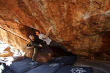 Bouldering in Hueco Tanks on 12/13/2019 with Blue Lizard Climbing and Yoga

Filename: SRM_20191213_1340410.jpg
Aperture: f/4.0
Shutter Speed: 1/250
Body: Canon EOS-1D Mark II
Lens: Canon EF 16-35mm f/2.8 L