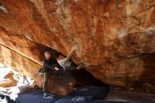 Bouldering in Hueco Tanks on 12/13/2019 with Blue Lizard Climbing and Yoga

Filename: SRM_20191213_1340440.jpg
Aperture: f/4.0
Shutter Speed: 1/250
Body: Canon EOS-1D Mark II
Lens: Canon EF 16-35mm f/2.8 L