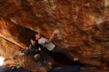 Bouldering in Hueco Tanks on 12/13/2019 with Blue Lizard Climbing and Yoga

Filename: SRM_20191213_1457190.jpg
Aperture: f/4.0
Shutter Speed: 1/250
Body: Canon EOS-1D Mark II
Lens: Canon EF 16-35mm f/2.8 L