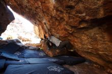 Bouldering in Hueco Tanks on 12/13/2019 with Blue Lizard Climbing and Yoga

Filename: SRM_20191213_1509460.jpg
Aperture: f/4.0
Shutter Speed: 1/250
Body: Canon EOS-1D Mark II
Lens: Canon EF 16-35mm f/2.8 L