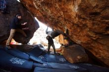 Bouldering in Hueco Tanks on 12/13/2019 with Blue Lizard Climbing and Yoga

Filename: SRM_20191213_1510020.jpg
Aperture: f/4.0
Shutter Speed: 1/250
Body: Canon EOS-1D Mark II
Lens: Canon EF 16-35mm f/2.8 L