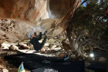 Bouldering in Hueco Tanks on 12/13/2019 with Blue Lizard Climbing and Yoga

Filename: SRM_20191213_1539120.jpg
Aperture: f/6.3
Shutter Speed: 1/250
Body: Canon EOS-1D Mark II
Lens: Canon EF 16-35mm f/2.8 L