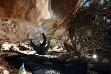 Bouldering in Hueco Tanks on 12/13/2019 with Blue Lizard Climbing and Yoga

Filename: SRM_20191213_1539130.jpg
Aperture: f/6.3
Shutter Speed: 1/250
Body: Canon EOS-1D Mark II
Lens: Canon EF 16-35mm f/2.8 L