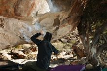 Bouldering in Hueco Tanks on 12/13/2019 with Blue Lizard Climbing and Yoga

Filename: SRM_20191213_1541420.jpg
Aperture: f/6.3
Shutter Speed: 1/250
Body: Canon EOS-1D Mark II
Lens: Canon EF 16-35mm f/2.8 L