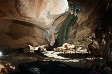 Bouldering in Hueco Tanks on 12/13/2019 with Blue Lizard Climbing and Yoga

Filename: SRM_20191213_1608180.jpg
Aperture: f/8.0
Shutter Speed: 1/250
Body: Canon EOS-1D Mark II
Lens: Canon EF 16-35mm f/2.8 L