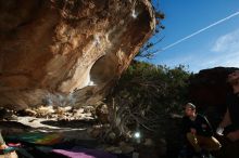 Bouldering in Hueco Tanks on 12/13/2019 with Blue Lizard Climbing and Yoga

Filename: SRM_20191213_1622570.jpg
Aperture: f/8.0
Shutter Speed: 1/250
Body: Canon EOS-1D Mark II
Lens: Canon EF 16-35mm f/2.8 L
