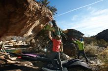 Bouldering in Hueco Tanks on 12/13/2019 with Blue Lizard Climbing and Yoga

Filename: SRM_20191213_1623560.jpg
Aperture: f/7.1
Shutter Speed: 1/250
Body: Canon EOS-1D Mark II
Lens: Canon EF 16-35mm f/2.8 L