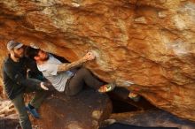 Bouldering in Hueco Tanks on 12/13/2019 with Blue Lizard Climbing and Yoga

Filename: SRM_20191213_1643210.jpg
Aperture: f/3.2
Shutter Speed: 1/250
Body: Canon EOS-1D Mark II
Lens: Canon EF 50mm f/1.8 II