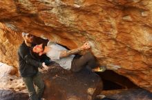 Bouldering in Hueco Tanks on 12/13/2019 with Blue Lizard Climbing and Yoga

Filename: SRM_20191213_1643211.jpg
Aperture: f/3.2
Shutter Speed: 1/250
Body: Canon EOS-1D Mark II
Lens: Canon EF 50mm f/1.8 II