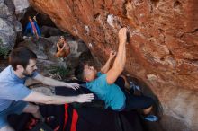 Bouldering in Hueco Tanks on 12/14/2019 with Blue Lizard Climbing and Yoga

Filename: SRM_20191214_1135250.jpg
Aperture: f/5.6
Shutter Speed: 1/250
Body: Canon EOS-1D Mark II
Lens: Canon EF 16-35mm f/2.8 L