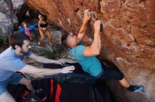 Bouldering in Hueco Tanks on 12/14/2019 with Blue Lizard Climbing and Yoga

Filename: SRM_20191214_1135270.jpg
Aperture: f/5.6
Shutter Speed: 1/250
Body: Canon EOS-1D Mark II
Lens: Canon EF 16-35mm f/2.8 L