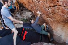 Bouldering in Hueco Tanks on 12/14/2019 with Blue Lizard Climbing and Yoga

Filename: SRM_20191214_1138250.jpg
Aperture: f/4.5
Shutter Speed: 1/250
Body: Canon EOS-1D Mark II
Lens: Canon EF 16-35mm f/2.8 L