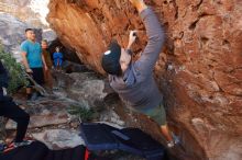 Bouldering in Hueco Tanks on 12/14/2019 with Blue Lizard Climbing and Yoga

Filename: SRM_20191214_1138360.jpg
Aperture: f/5.0
Shutter Speed: 1/250
Body: Canon EOS-1D Mark II
Lens: Canon EF 16-35mm f/2.8 L