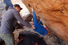 Bouldering in Hueco Tanks on 12/14/2019 with Blue Lizard Climbing and Yoga

Filename: SRM_20191214_1151270.jpg
Aperture: f/3.2
Shutter Speed: 1/320
Body: Canon EOS-1D Mark II
Lens: Canon EF 16-35mm f/2.8 L