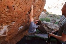 Bouldering in Hueco Tanks on 12/14/2019 with Blue Lizard Climbing and Yoga

Filename: SRM_20191214_1152200.jpg
Aperture: f/4.5
Shutter Speed: 1/320
Body: Canon EOS-1D Mark II
Lens: Canon EF 16-35mm f/2.8 L