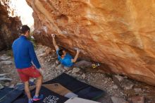 Bouldering in Hueco Tanks on 12/14/2019 with Blue Lizard Climbing and Yoga

Filename: SRM_20191214_1154460.jpg
Aperture: f/4.5
Shutter Speed: 1/320
Body: Canon EOS-1D Mark II
Lens: Canon EF 16-35mm f/2.8 L