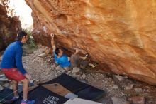 Bouldering in Hueco Tanks on 12/14/2019 with Blue Lizard Climbing and Yoga

Filename: SRM_20191214_1154470.jpg
Aperture: f/5.0
Shutter Speed: 1/320
Body: Canon EOS-1D Mark II
Lens: Canon EF 16-35mm f/2.8 L