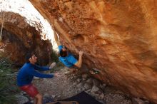 Bouldering in Hueco Tanks on 12/14/2019 with Blue Lizard Climbing and Yoga

Filename: SRM_20191214_1154560.jpg
Aperture: f/6.3
Shutter Speed: 1/250
Body: Canon EOS-1D Mark II
Lens: Canon EF 16-35mm f/2.8 L