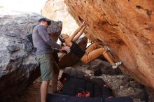 Bouldering in Hueco Tanks on 12/14/2019 with Blue Lizard Climbing and Yoga

Filename: SRM_20191214_1158270.jpg
Aperture: f/4.5
Shutter Speed: 1/250
Body: Canon EOS-1D Mark II
Lens: Canon EF 16-35mm f/2.8 L