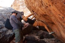 Bouldering in Hueco Tanks on 12/14/2019 with Blue Lizard Climbing and Yoga

Filename: SRM_20191214_1159070.jpg
Aperture: f/5.6
Shutter Speed: 1/250
Body: Canon EOS-1D Mark II
Lens: Canon EF 16-35mm f/2.8 L