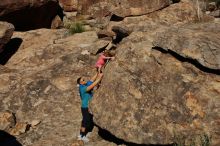 Bouldering in Hueco Tanks on 12/14/2019 with Blue Lizard Climbing and Yoga

Filename: SRM_20191214_1204150.jpg
Aperture: f/13.0
Shutter Speed: 1/250
Body: Canon EOS-1D Mark II
Lens: Canon EF 16-35mm f/2.8 L