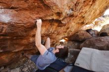 Bouldering in Hueco Tanks on 12/14/2019 with Blue Lizard Climbing and Yoga

Filename: SRM_20191214_1206490.jpg
Aperture: f/4.0
Shutter Speed: 1/250
Body: Canon EOS-1D Mark II
Lens: Canon EF 16-35mm f/2.8 L