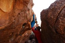 Bouldering in Hueco Tanks on 12/14/2019 with Blue Lizard Climbing and Yoga

Filename: SRM_20191214_1209570.jpg
Aperture: f/5.0
Shutter Speed: 1/320
Body: Canon EOS-1D Mark II
Lens: Canon EF 16-35mm f/2.8 L