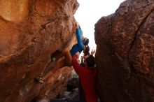 Bouldering in Hueco Tanks on 12/14/2019 with Blue Lizard Climbing and Yoga

Filename: SRM_20191214_1210000.jpg
Aperture: f/5.6
Shutter Speed: 1/320
Body: Canon EOS-1D Mark II
Lens: Canon EF 16-35mm f/2.8 L