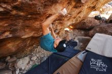 Bouldering in Hueco Tanks on 12/14/2019 with Blue Lizard Climbing and Yoga

Filename: SRM_20191214_1212570.jpg
Aperture: f/3.2
Shutter Speed: 1/320
Body: Canon EOS-1D Mark II
Lens: Canon EF 16-35mm f/2.8 L